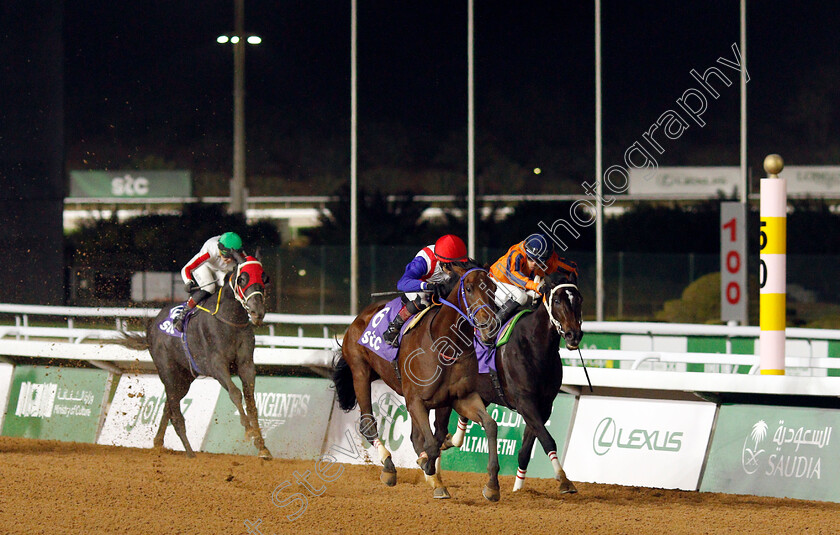 Mostawly-0006 
 MOSTAWLY (Joel Rosario) wins The STC International Jockeys Challenge Round 4
King Abdulaziz Racecourse, Riyadh, Saudi Arabia 25 Feb 2022 - Pic Steven Cargill /Racingfotos.com