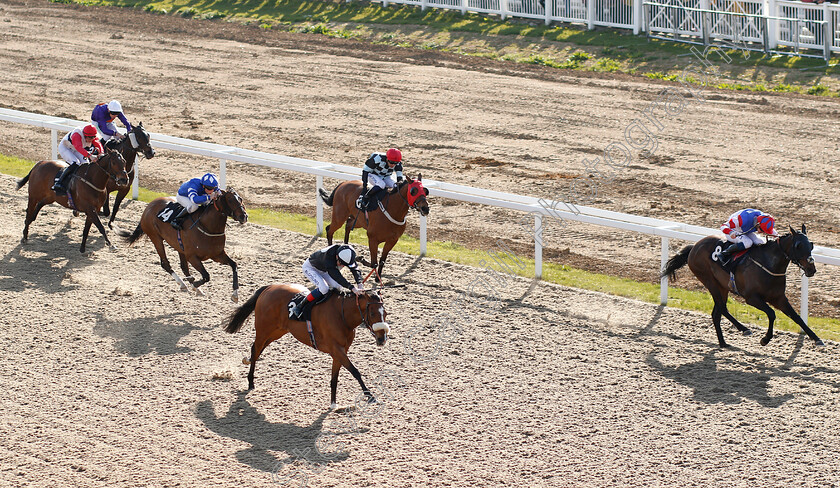 Hic-Bibi-0003 
 HIC BIBI (left, David Egan) beats HOLY TIBER (right) in The Bet toteswinger At totesport.com Handicap
Chelmsford 11 Apr 2019 - Pic Steven Cargill / Racingfotos.com