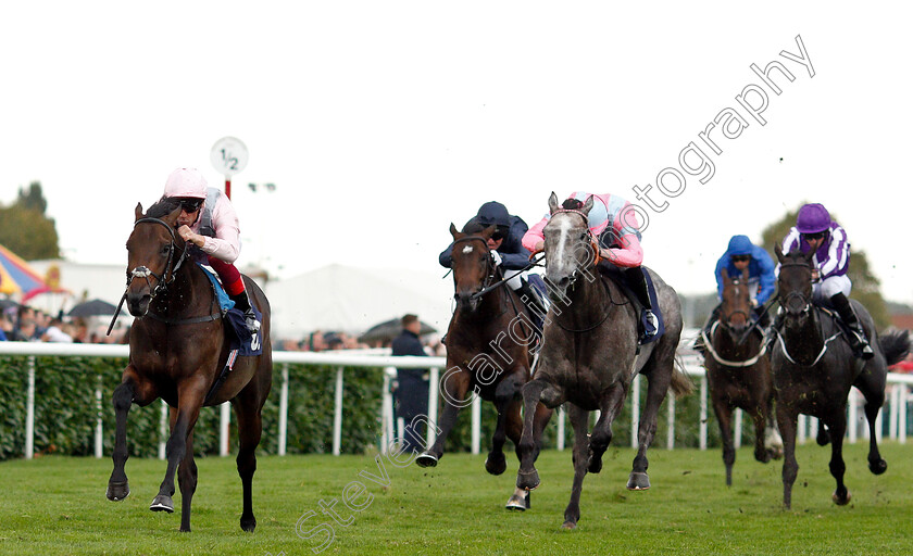 Too-Darn-Hot-0004 
 TOO DARN HOT (Frankie Dettori) wins The Howcroft Industrial Supplies Champagne Stakers
Doncaster 15 Sep 2018 - Pic Steven Cargill / Racingfotos.com