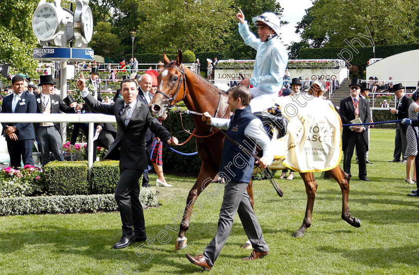 Watch-Me-0014 
 WATCH ME (Pierre-Charles Boudot) after The Coronation Stakes
Royal Ascot 21 Jun 2019 - Pic Steven Cargill / Racingfotos.com