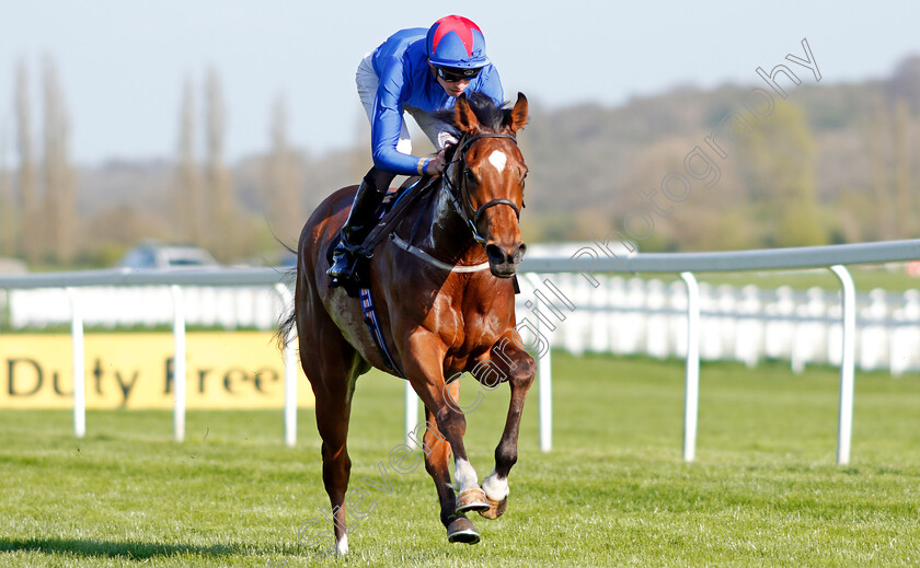 Adorable-0004 
 ADORABLE (James Doyle) wins The Coln Valley Stud Bridget Maiden Fillies Stakes Newbury 20 Apr 2018 - Pic Steven Cargill / Racingfotos.com