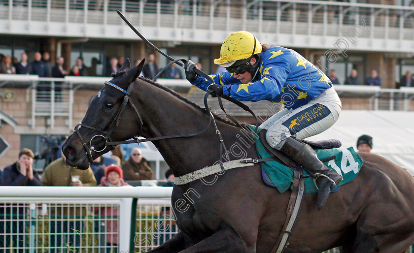 Picanha-0004 
 PICANHA (Tabitha Worsley) wins The Larkshill Engineering Maiden Hurdle
Warwick 9 Dec 2021 - Pic Steven Cargill / Racingfotos.com