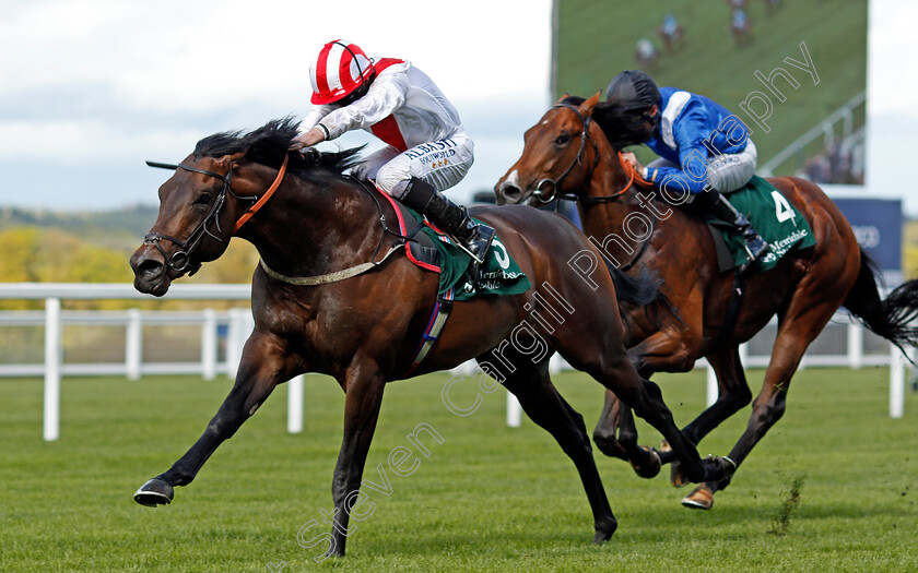 Invincible-Army-0003 
 INVINCIBLE ARMY (Ryan Moore) wins The Merriebelle Stable Pavilion Stakes Ascot 2 May 2018 - Pic Steven Cargill / Racingfotos.com