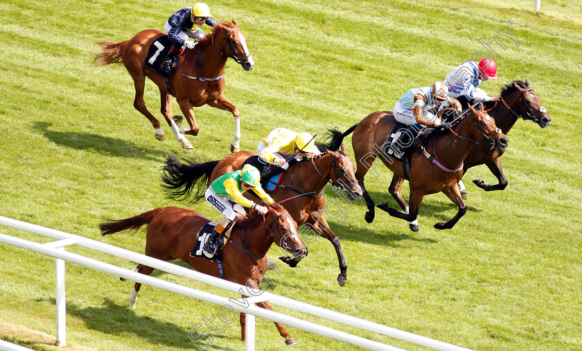 Keeper s-Choice-0001 
 KEEPER'S CHOICE (left, David Egan) beats WIND IN MY SAILS (2nd left) MICHELE STROGOFF (2nd right) and DOURADO (right) in The Comax Handicap
Newbury 14 Jun 2018 - Pic Steven Cargill / Racingfotos.com