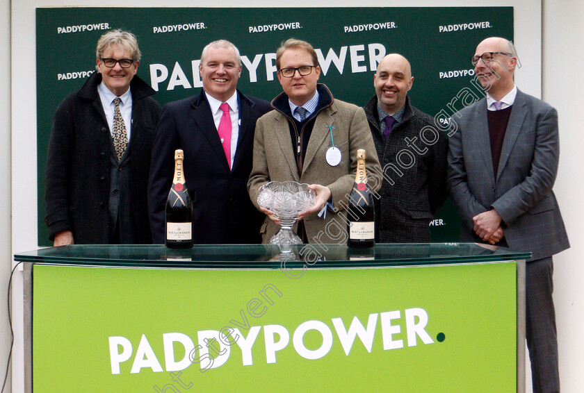 Cepage-0007 
 Presentation for The Paddy Power 45 Sleeps To Cheltenham Trophy Handicap Chase won by CEPAGE
Cheltenham 25 Jan 2020 - Pic Steven Cargill / Racingfotos.com