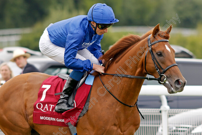 Modern-Games-0001 
 MODERN GAMES (William Buick) 
Goodwood 27 Jul 2022 - Pic Steven Cargill / Racingfotos.com