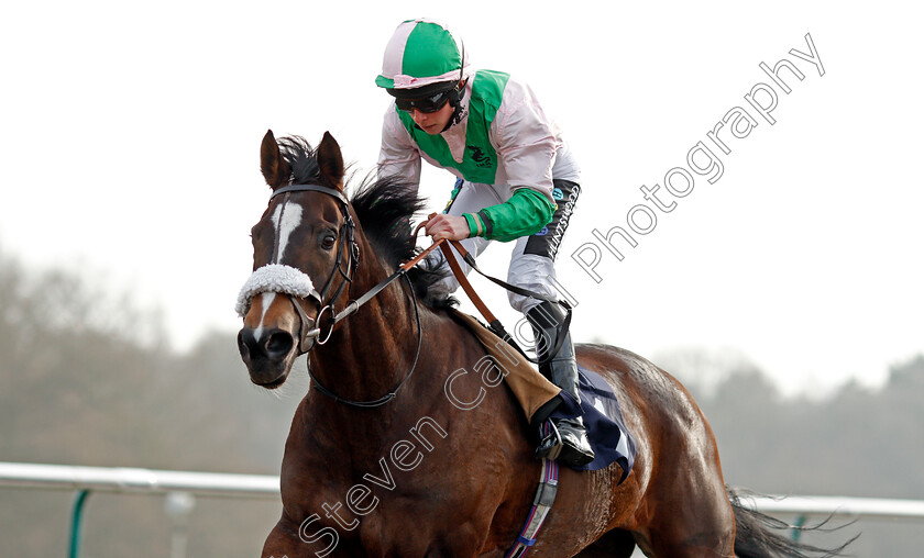 Lady-Perignon-0008 
 LADY PERIGNON (Jason Watson) wins The 32Red.com Fillies Handicap Lingfield 13 Jan 2018 - Pic Steven Cargill / Racingfotos.com