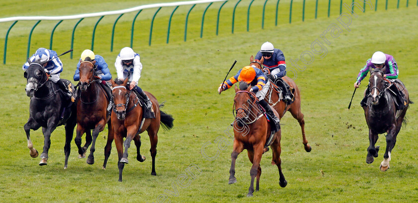 Turntable-0001 
 TURNTABLE (centre, Callum Shepherd) beats JEAN BAPTISTE (3rd left) and FOX POWER (left) in The Back And Lay On Betfair Exchange Handicap
Newmarket 14 May 2021 - Pic Steven Cargill / Racingfotos.com