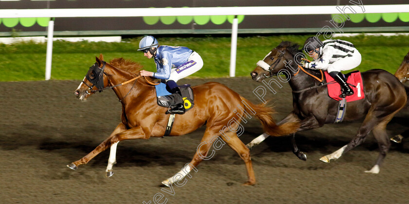 Cyclonite-0004 
 CYCLONITE (Daniel Muscutt) wins The Unibet Nursery
Kempton 4 Dec 2024 - pic Steven Cargill / Racingfotos.com