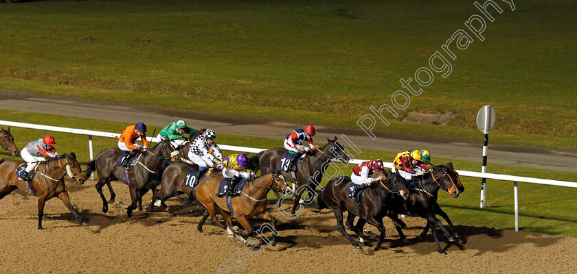 Daafr-0001 
 DAAFR (right, Cam Hardie) beats I THINK SO (2nd right) and AL OZZDI (nearside) in The Bombardier British Hopped Amber Beer Handicap
Wolverhampton 21 Feb 2020 - Pic Steven Cargill / Racingfotos.com