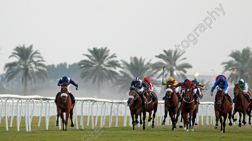 Rustang-0001 
 RUSTANG (left, Lee Newman) clear of the field in the Bahrain International Trophy, before finishing 2nd
Bahrain 22 Nov 2019 - Pic Steven Cargill / Racingfotos.com