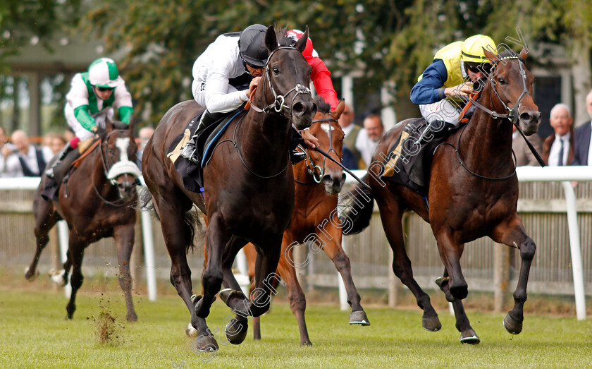 Detail-0005 
 DETAIL (left, Sean Levey) beats POINT LYNAS (right) in The Black Type Accountancy British EBF Restricted Novice Stakes
Newmarket 24 Jun 2021 - Pic Steven Cargill / Racingfotos.com