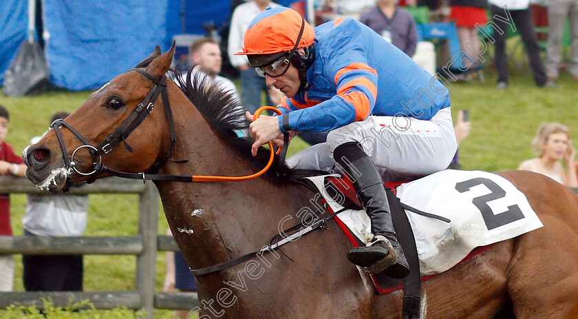 Markhan-0005 
 MARKHAN (Davy Russell) wins The George Sloan & John Sloan Sr Maiden Hurdle
Percy Warner Park, Nashville Tennessee USA, 11 May 2019 - Pic Steven Cargill / Racingfotos.com