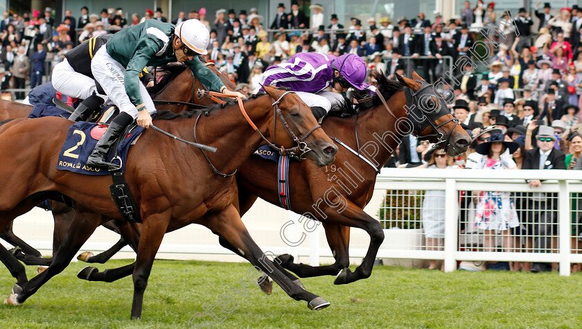 Merchant-Navy-0007 
 MERCHANT NAVY (farside, Ryan Moore) beats CITY LIGHT (nearside) in The Diamond Jubilee Stakes
Royal Ascot 23 Jun 2018 - Pic Steven Cargill / Racingfotos.com