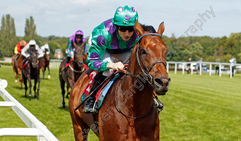 Prague-0001 
 PRAGUE (Jack Gilligan) wins The Darley British EBF Maiden Stakes
Sandown 15 Jun 2024 - Pic Steven Cargill / Racingfotos.com