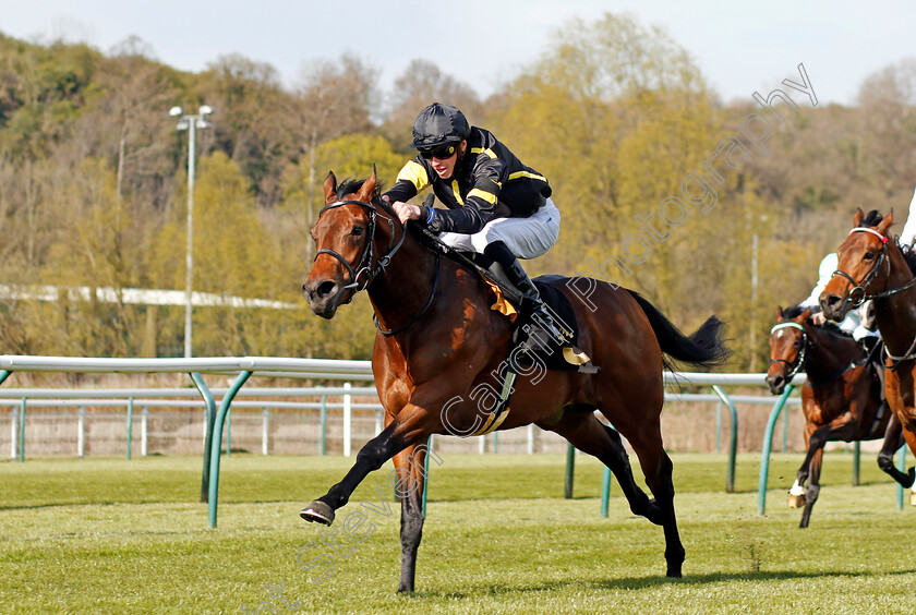 Meng-Tian-0003 
 MENG TIAN (James Doyle) wins The Watch On Racing TV Novice Stakes
Nottingham 17 Apr 2021 - Pic Steven Cargill / Racingfotos.com