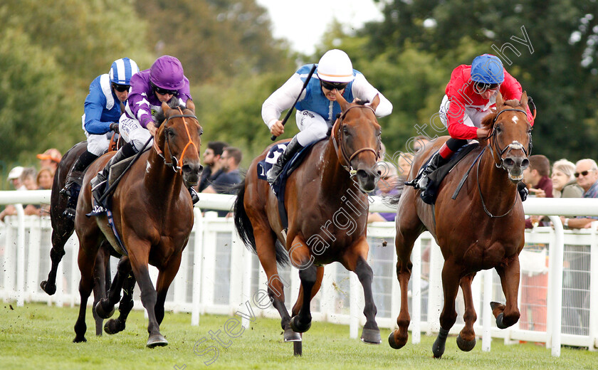 Plumatic-0005 
 PLUMATIC (centre, Maxime Guyon) beats OH THIS IS US (left) and ZONDERLAND (right) in The Tattersalls Sovereign Stakes
Salisbury 16 Aug 2018 - Pic Steven Cargill / Racingfotos.com