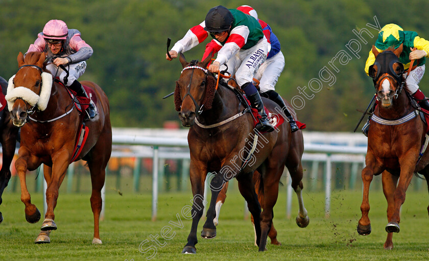 Kapono-0003 
 KAPONO (centre, Ben Curtis) beats EQUIDAE (left) in The Aspull Common Handicap
Haydock 28 May 2021 - Pic Steven Cargill / Racingfotos.com