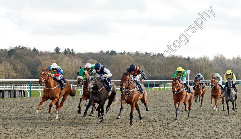 Mabre-0002 
 MABRE (2nd left, Darragh Keenan) beats MR FUSTIC (centre) and WINNETKA (left) in The Mansionbet Proud Partners Of The AWC Handicap
Lingfield 9 Mar 2022 - Pic Steven Cargill / Racingfotos.com