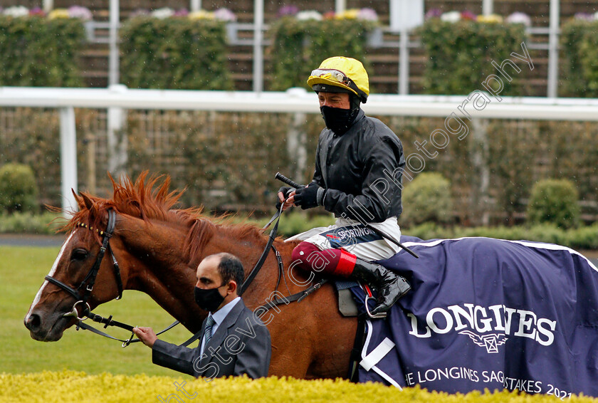 Stradivarius-0014 
 STRADIVARIUS (Frankie Dettori) after The Longines Sagaro Stakes
Ascot 28 Apr 2021 - Pic Steven Cargill / Racingfotos.com