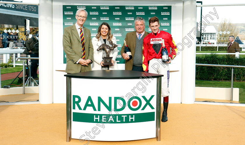 Cogry-0010 
 Presentation for The randoxhealth.com Handicap Chase won by COGRY Cheltenham 28 Oct 2017 - Pic Steven Cargill / Racingfotos.com