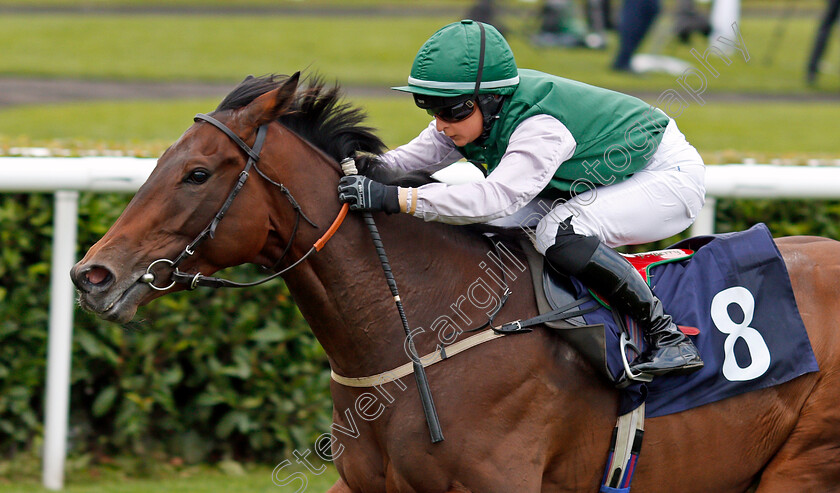 Kryptos-0006 
 KRYPTOS (Nicola Currie) wins The P J Towey Construction Ltd Handicap Doncaster 16 Sep 2017 - Pic Steven Cargill / Racingfotos.com