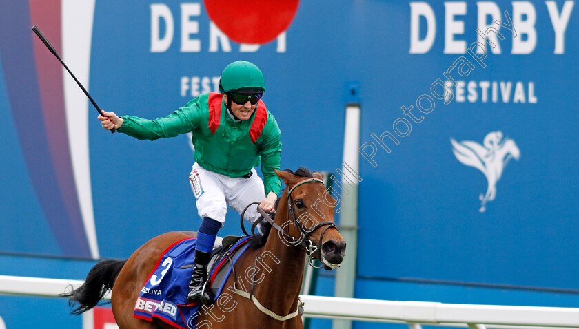 Ezeliya-0006 
 EZELIYA (Chris Hayes) wins The Betfred Oaks
Epsom 31 May 2024 - pic Steven Cargill / Racingfotos.com