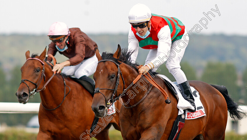 Specialmente-0003 
 SPECIALMENTE (C Demuro) wins The Prix Equidia
Deauville 8 Aug 2020 - Pic Steven Cargill / Racingfotos.com