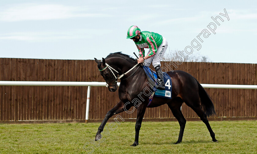 Pogo-0002 
 POGO (Kieran Shoemark) winner of The Elusive Bloodstock EBF Stallions King Richard III Stakes '
Leicester 24 Apr 2021 - Pic Steven Cargill / Racingfotos.com