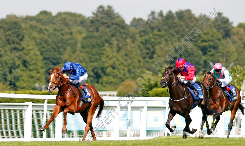 Masar-0003 
 MASAR (James Doyle) beats ROMANISED (right) in The BetBright Solario Stakes Sandown 2 Sep 2017 - Pic Steven Cargill / Racingfotos.com