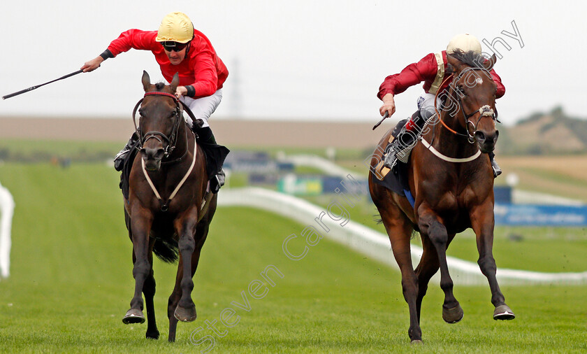 Mille-Miglia-0004 
 MILLE MIGLIA (right, Adam Kirby) beats FIRST DANCE (left) in The Follow @mansionbet On Twitter Fillies Handicap
Newmarket 27 Aug 2021 - Pic Steven Cargill / Racingfotos.com