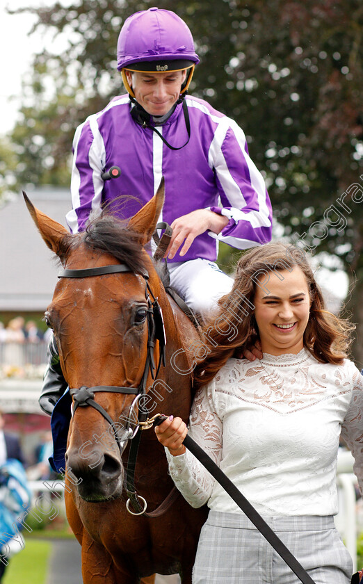 Snowfall-0009 
 SNOWFALL (Ryan Moore) after The Darley Yorkshire Oaks
York 19 Aug 2021 - Pic Steven Cargill / Racingfotos.com