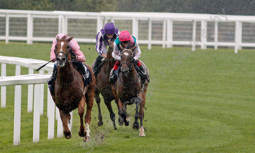 Enable-0013 
 ENABLE (right, Frankie Dettori) tracks SOVEREIGN (left) into the straight before winning The King George VI And Queen Elizabeth Stakes
Ascot 25 Jul 2020 - Pic Steven Cargill / Racingfotos.com