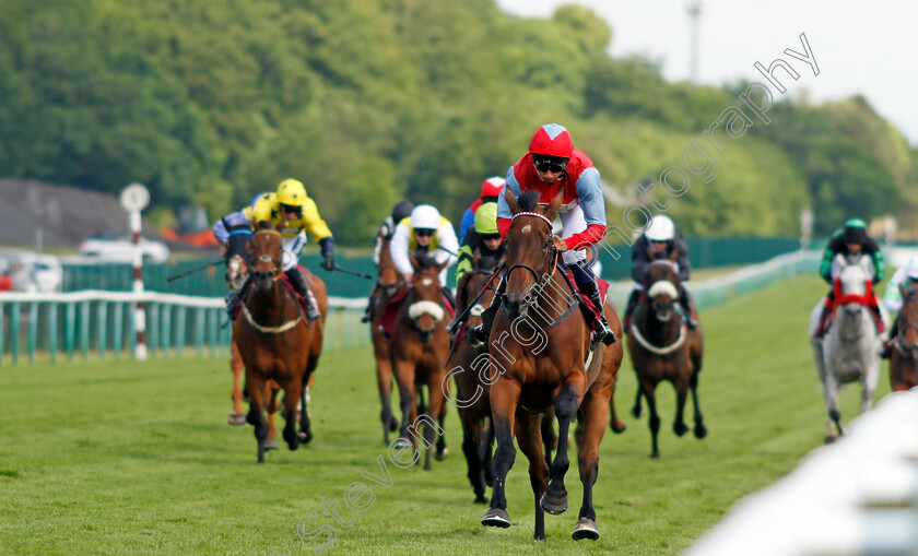 Divine-Comedy-0005 
 DIVINE COMEDY (Kaiya Fraser) wins The Betfred Nifty 50 Hell Nook Handicap
Haydock 25 May 2024 - Pic Steven Cargill / Racingfotos.com