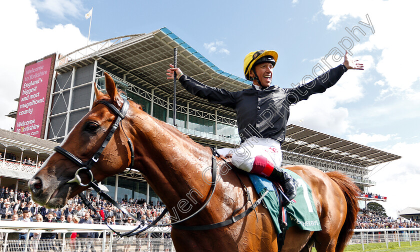 Stradivarius-0016 
 STRADIVARIUS (Frankie Dettori) after The Weatherbys Hamilton Lonsdale Cup
York 24 Aug 2018 - Pic Steven Cargill / Racingfotos.com