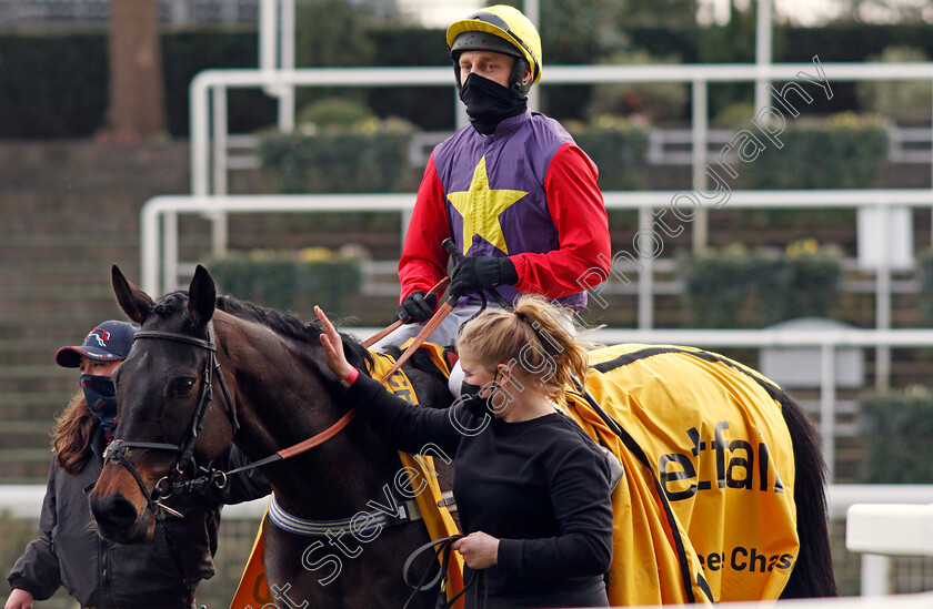 Dashel-Drasher-0012 
 DASHEL DRASHER (Matt Griffiths) after winning The Betfair Ascot Chase
Ascot 20 Feb 2021 - Pic Steven Cargill / Racingfotos.com