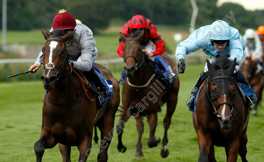 Al-Messila-0005 
 AL MESSILA (Pat Dobbs) beats POLYPHONY (right) in The Mansionbet Fillies Handicap
Nottingham 16 Jul 2019 - Pic Steven Cargill / Racingfotos.com