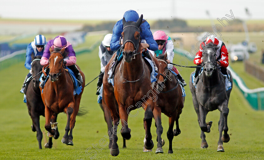 Ghaiyyath-0005 
 GHAIYYATH (William Buick) wins The Masar Godolphin Autumn Stakes Newmarket 14 Oct 2017 - Pic Steven Cargill / Racingfotos.com