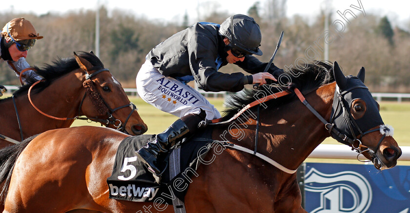 Streamline-0005 
 STREAMLINE (Ryan Moore) wins The Betway Handicap
Wolverhampton 13 Mar 2021 - Pic Steven Cargill / Racingfotos.com