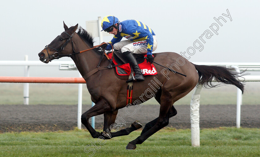 Dynamite-Dollars-0005 
 DYNAMITE DOLLARS (Harry Cobden) wins The 32Red.com Wayward Lad Novices Chase
Kempton 27 Dec 2018 - Pic Steven Cargill / Racingfotos.com