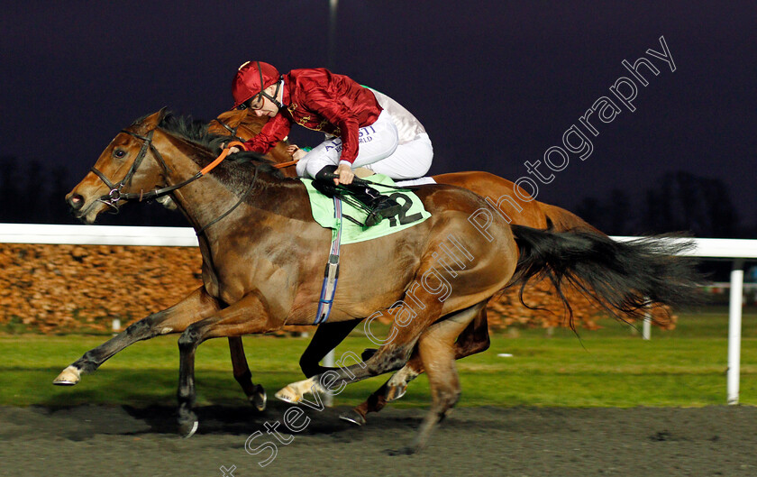 Worship-0002 
 WORSHIP (Oisin Murphy) wins The Cindy Fuller Novice Median Auction Stakes Kempton 20 Dec 2017 - Pic Steven Cargill / Racingfotos.com