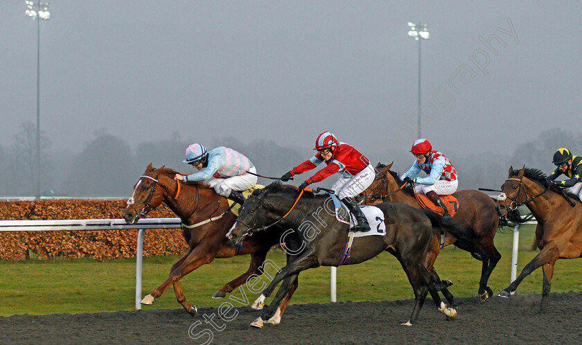 Assimilation-0001 
 ASSIMILATION (nearside, Joanna Mason) beats LUCKY'S DREAM (farside) in The #Groundsweek Handicap
Kempton 3 Mar 2021 - Pic Steven Cargill / Racingfotos.com