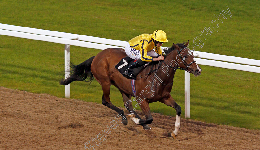 Pretty-Baby-0001 
 PRETTY BABY (Ryan Moore) wins The Bet totejackpot at betfred.com Fillies Novice Stakes Chelmsford 12 Oct 2017 - Pic Steven Cargill / Racingfotos.com