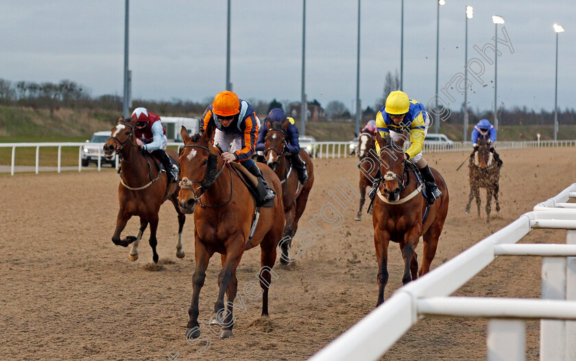 Hold-Fast-0001 
 HOLD FAST (David Probert) beats LUNA WISH (right) in The Support The Injured Jockeys Fund Fillies Handicap
Chelmsford 4 Mar 2021 - Pic Steven Cargill / Racingfotos.com