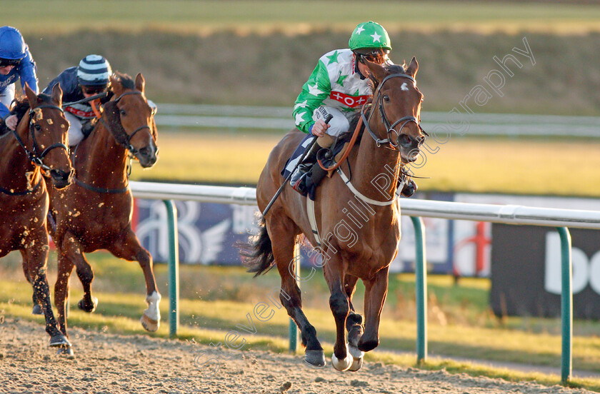 Jamaican-Jill-0004 
 JAMAICAN JILL (Martin Dwyer) wins The Betway Handicap
Lingfield 4 Jan 2020 - Pic Steven Cargill / Racingfotos.com