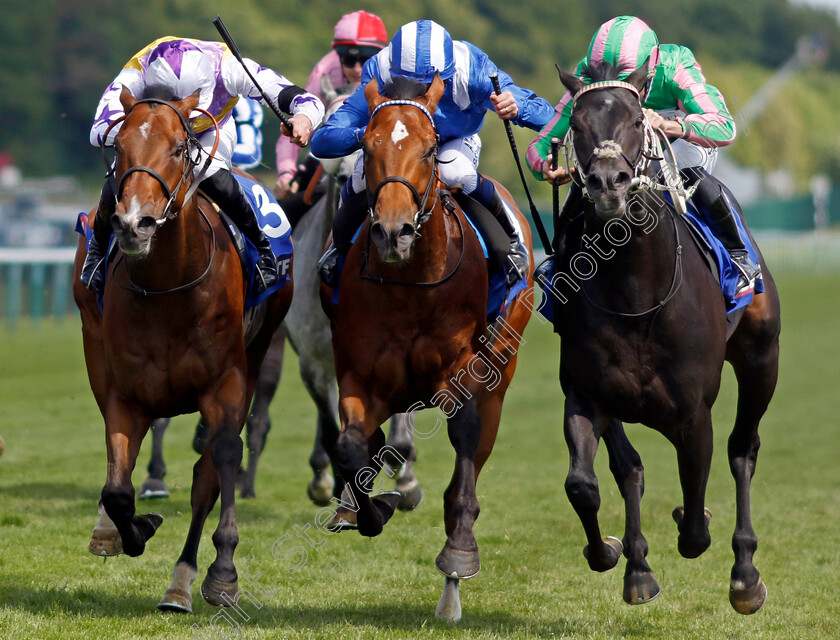 Pogo-0010 
 POGO (right, Kieran Shoemark) beats LANEQASH (centre) KINROSS (left) in The Betfred John Of Gaunt Stakes
Haydock 28 May 2022 - Pic Steven Cargill / Racingfotos.com