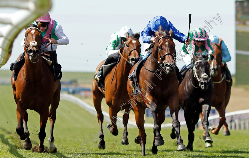 Noble-Dynasty-0004 
 NOBLE DYNASTY (right, William Buick) beats NOSTRUM (left) in The Plantation Stud Criterion Stakes
Newmarket 29 Jun 2024 - Pic Steven Cargill / Racingfotos.com