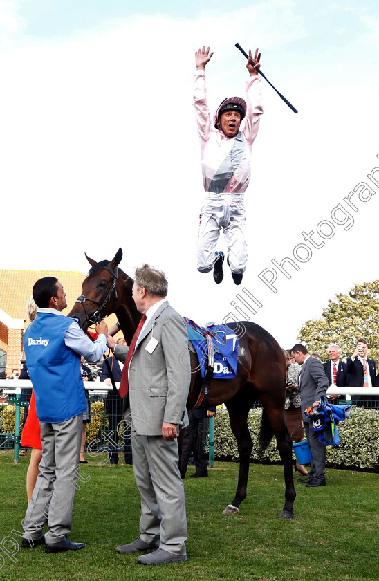 Too-Darn-Hot-0020 
 TOO DARN HOT (Frankie Dettori) after The Darley Dewhurst Stakes
Newmarket 13 Oct 2018 - Pic Steven Cargill / Racingfotos.com