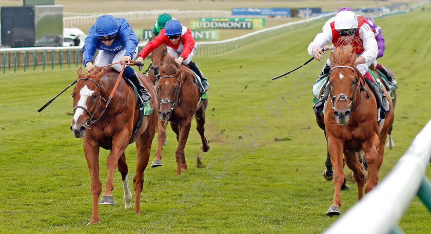 Earthlight-0004 
 EARTHLIGHT (left, Mickael Barzalona) beats GOLDEN HORDE (right) in The Juddmonte Middle Park Stakes
Newmarket 28 Sep 2019 - Pic Steven Cargill / Racingfotos.com