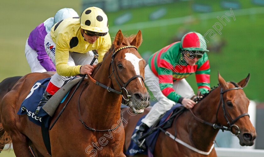 Ajman-King-0005 
 AJMAN KING (Andrea Atzeni) wins The Investec City And Suburban Handicap Epsom 25 Apr 2018 - Pic Steven Cargill / Racingfotos.com